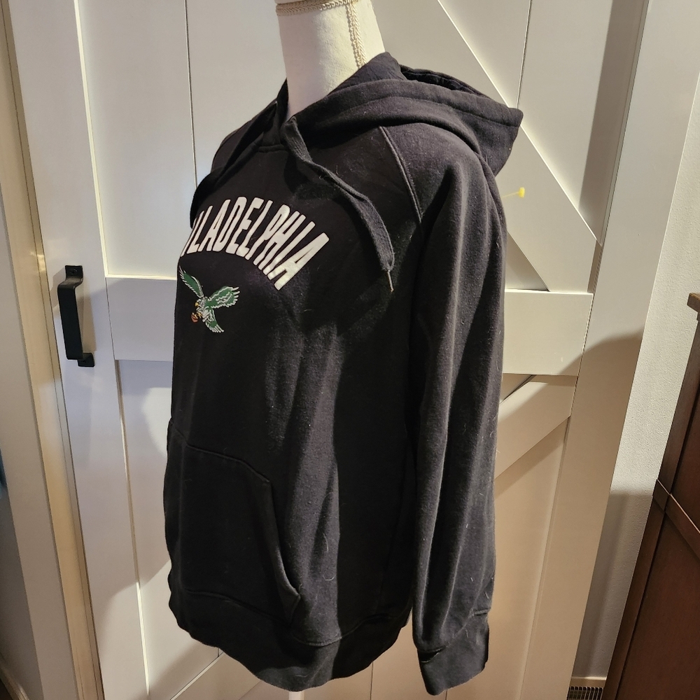 New Era Philadelphia Eagles Black Hoodie Size L - Picture 4 of 11